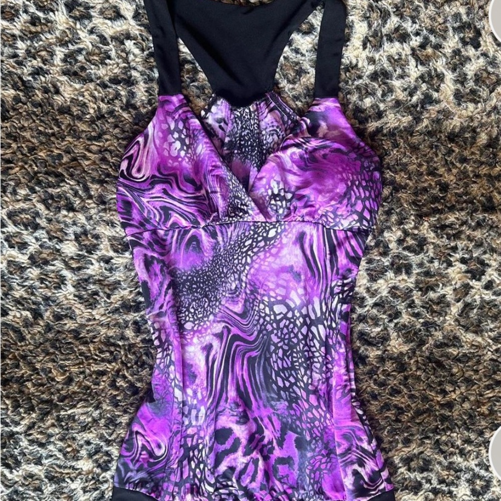Rue21 Purple and Black Camisole